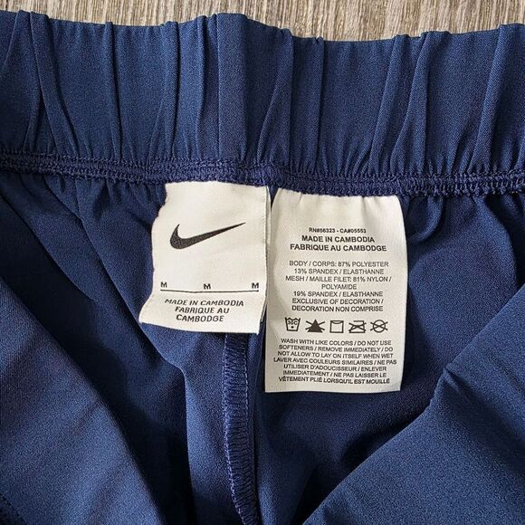 Nike Pro Elite USA Track & Field Podium Pants Men's Medium M Blue White Zippers - Picture 8 of 10